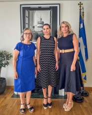 Συνάντηση της Υπουργού Τουρισμού με την Πρόεδρο του Ινστιτούτου Οδικής Ασφάλειας (Ι.Ο.ΑΣ.) «Πάνος Μυλωνάς»